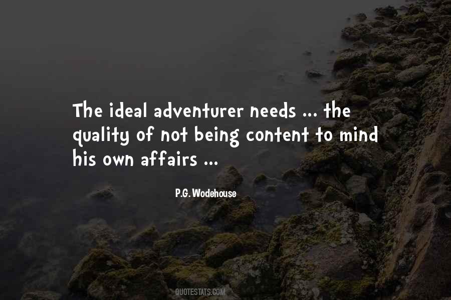 Quotes About Adventurer #741680