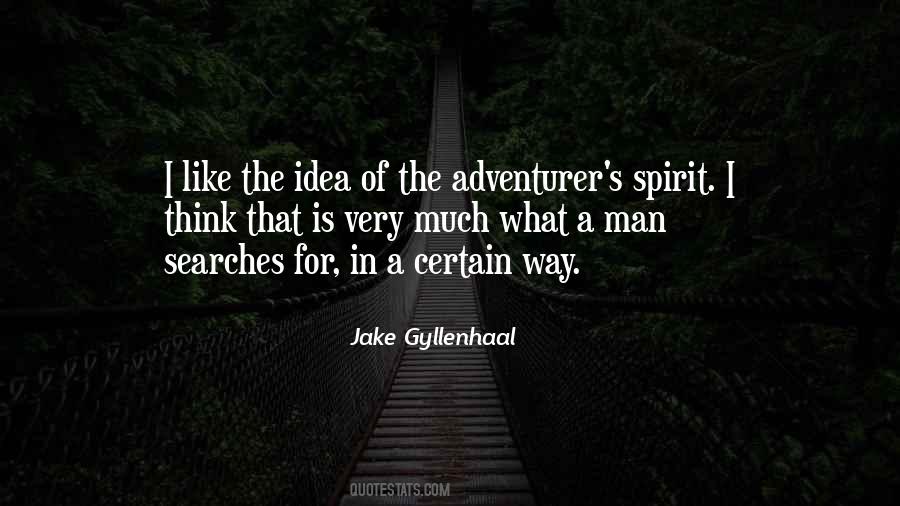 Quotes About Adventurer #800296