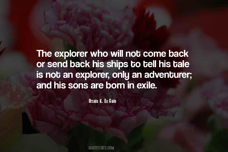 Quotes About Adventurer #877422