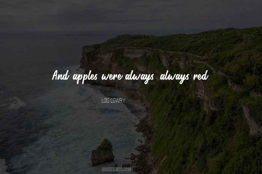 Red Apples Quotes #152865