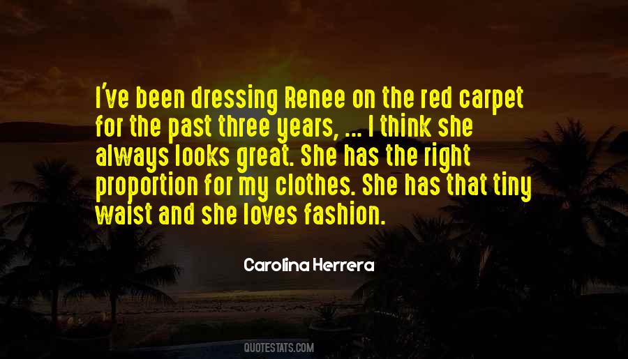 Red Carpet Fashion Quotes #1001680