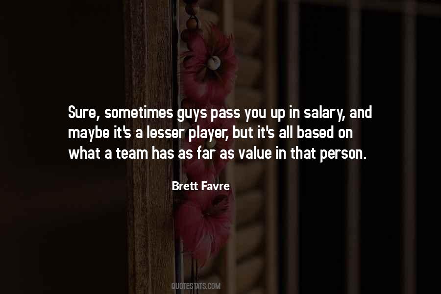 Quotes About Brett Favre #8100