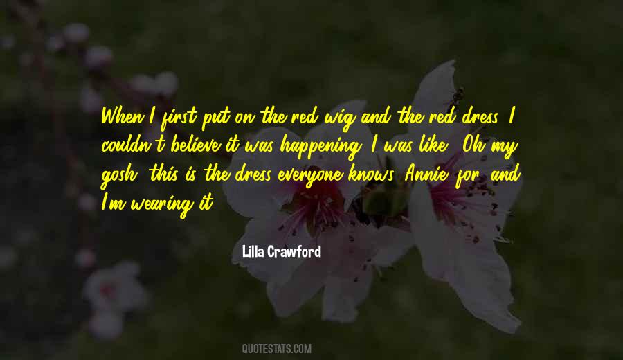 Red Dress Quotes #962954