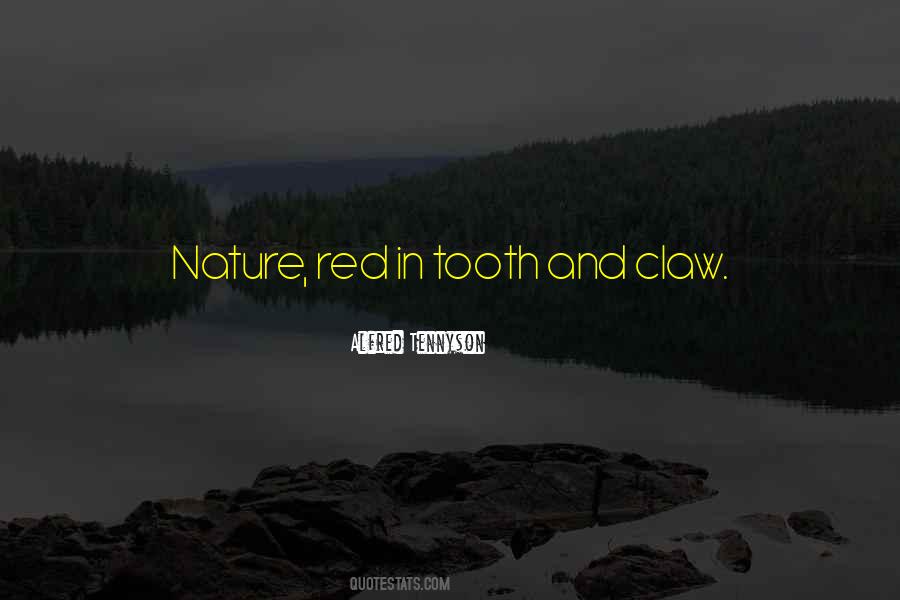 Red In Tooth And Claw Quotes #1221848