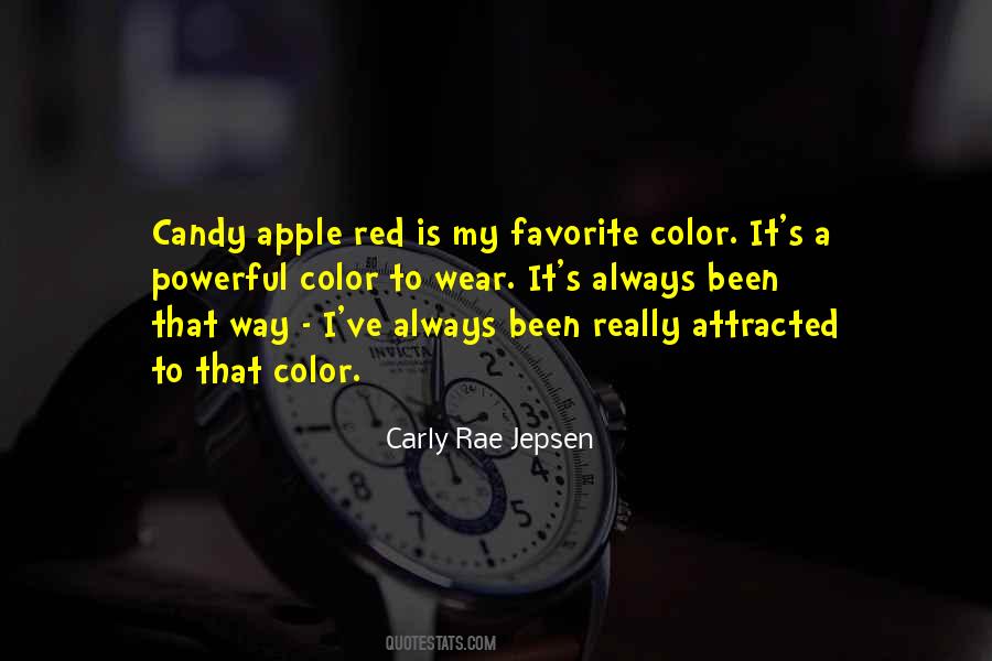 Red Is My Color Quotes #45840