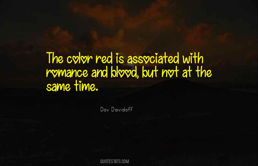 Red Is My Color Quotes #561648