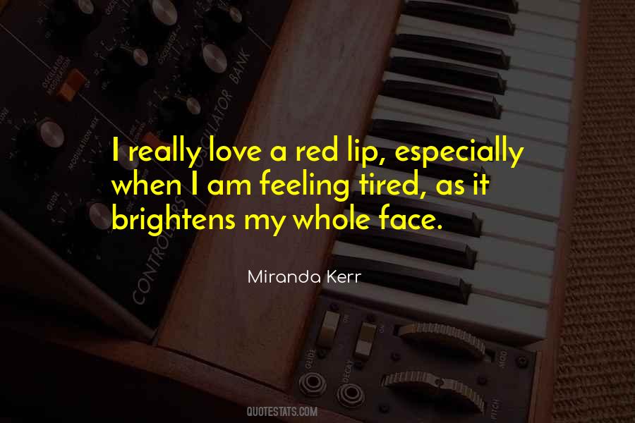 Red Lip Quotes #341104