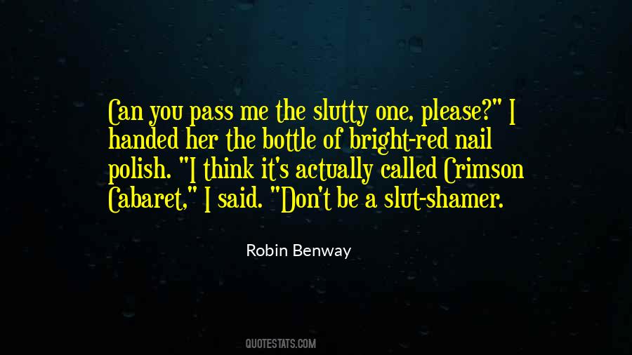 Red Nail Quotes #1005315