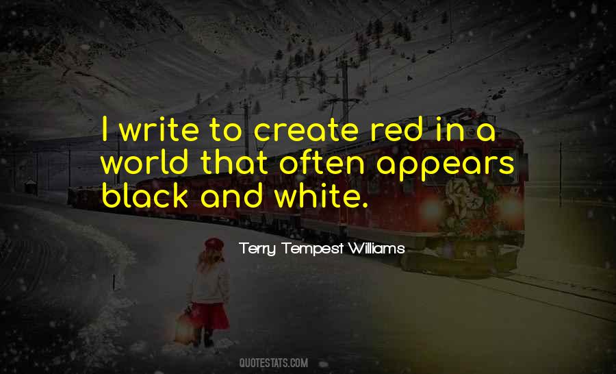 Red White And Black Quotes #1839691