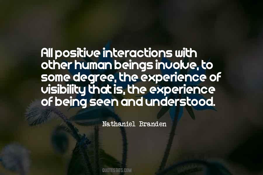 Quotes About Being Seen #48779