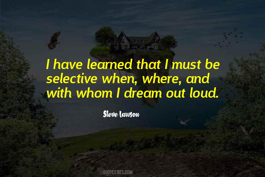 Quotes About Being Selective #43582
