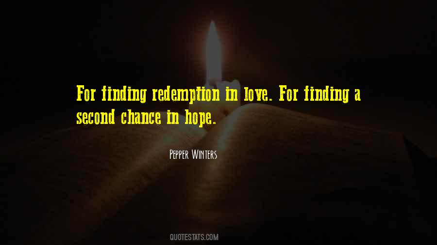 Redemption Love Quotes #1421315