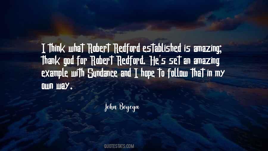 Redford Quotes #1847476