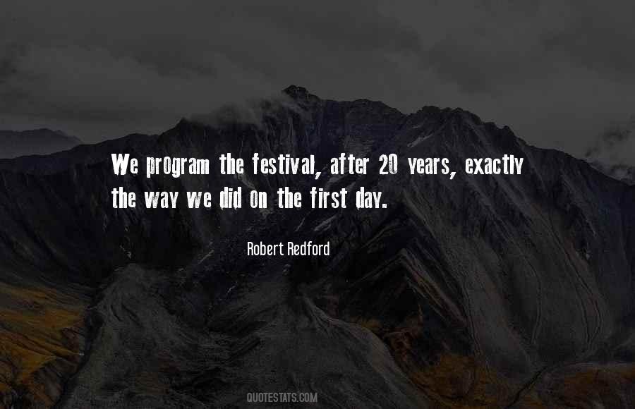 Redford Quotes #425500