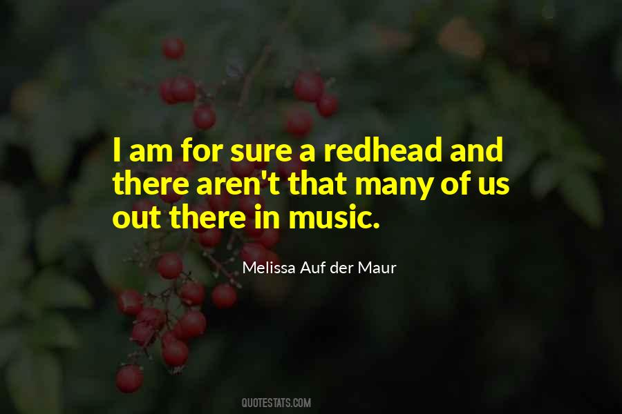 Redhead Quotes #1112901