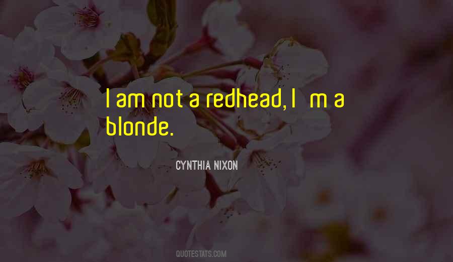 Redhead Quotes #1601099