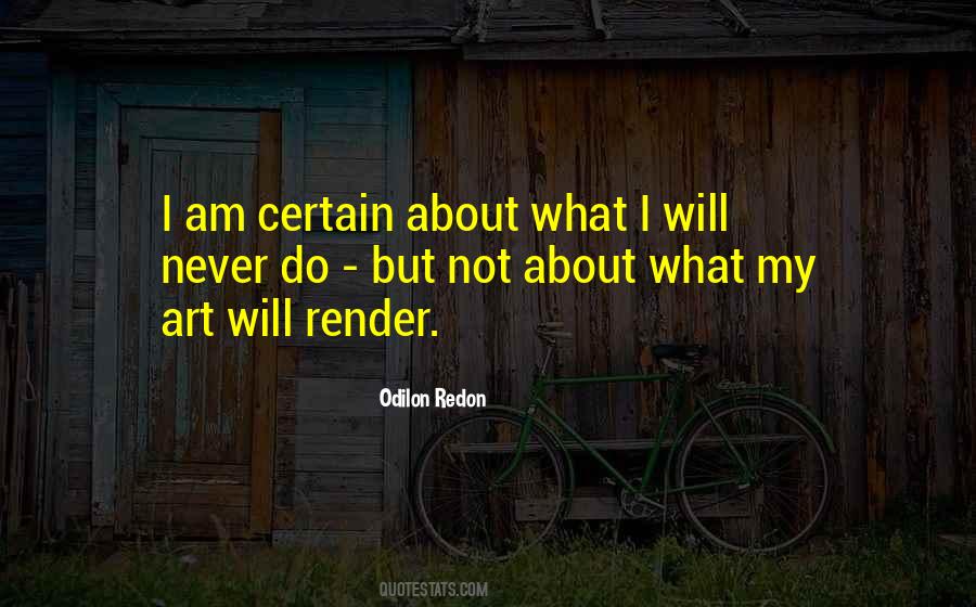 Redon Quotes #1120709