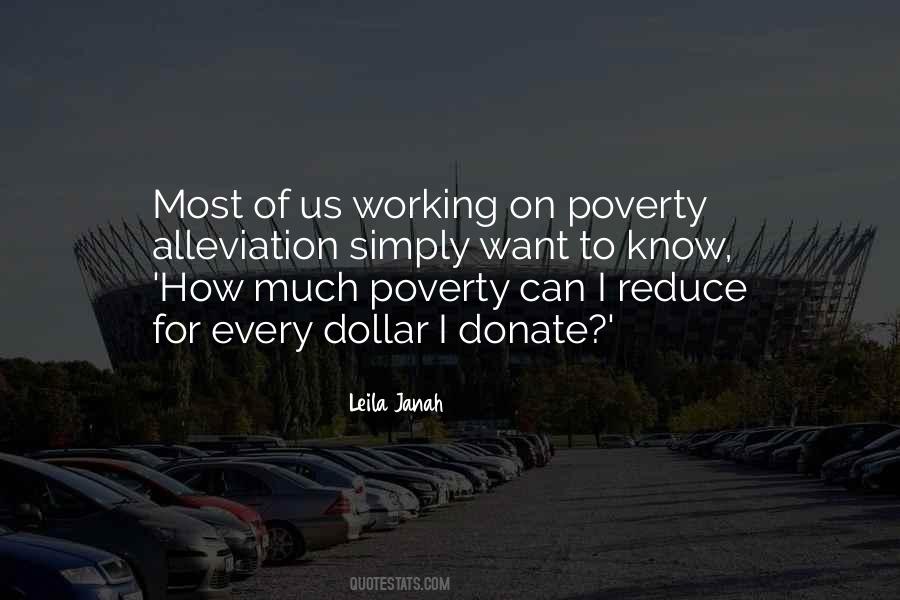 Reduce Poverty Quotes #1014869