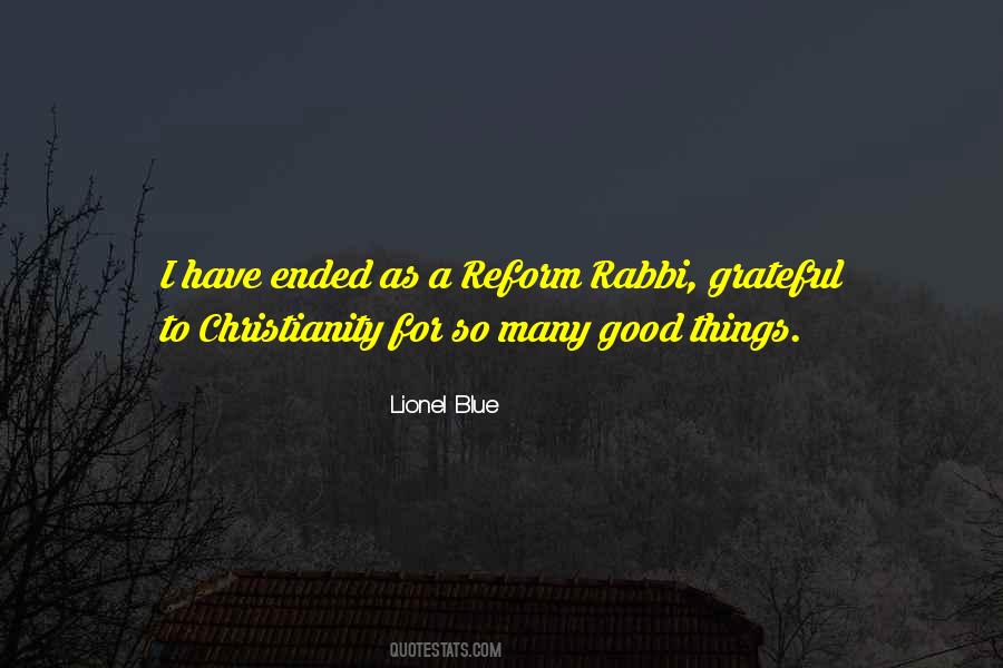 Reform Rabbi Quotes #485721