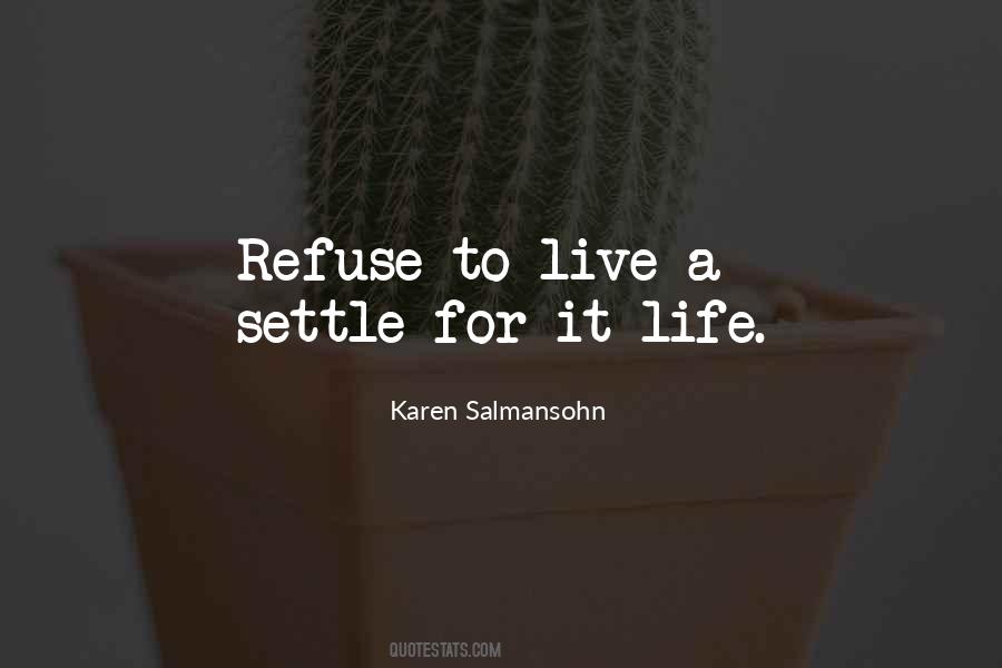 Refuse To Settle Quotes #1734127