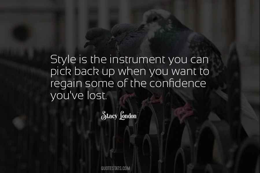 Regain Confidence Quotes #1876612