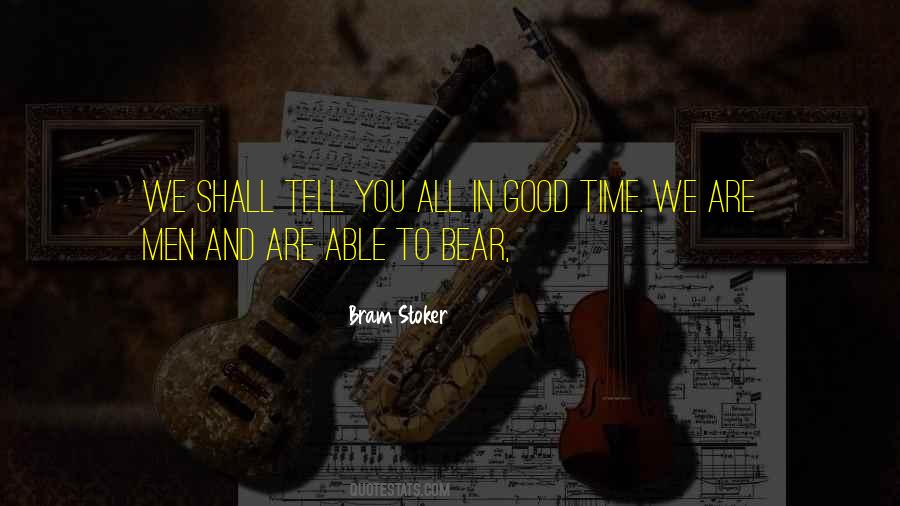 Quotes About Bram Stoker #363672