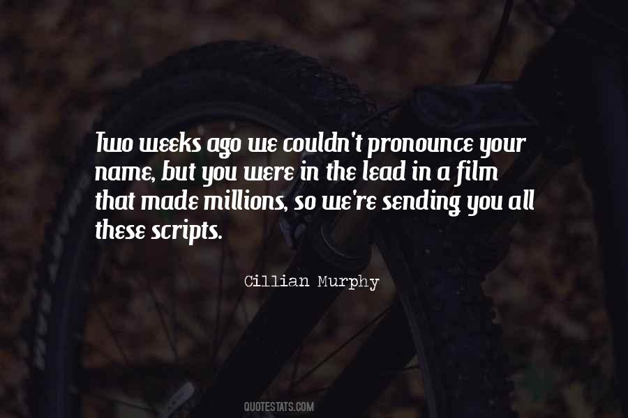 Quotes About Cillian Murphy #767093