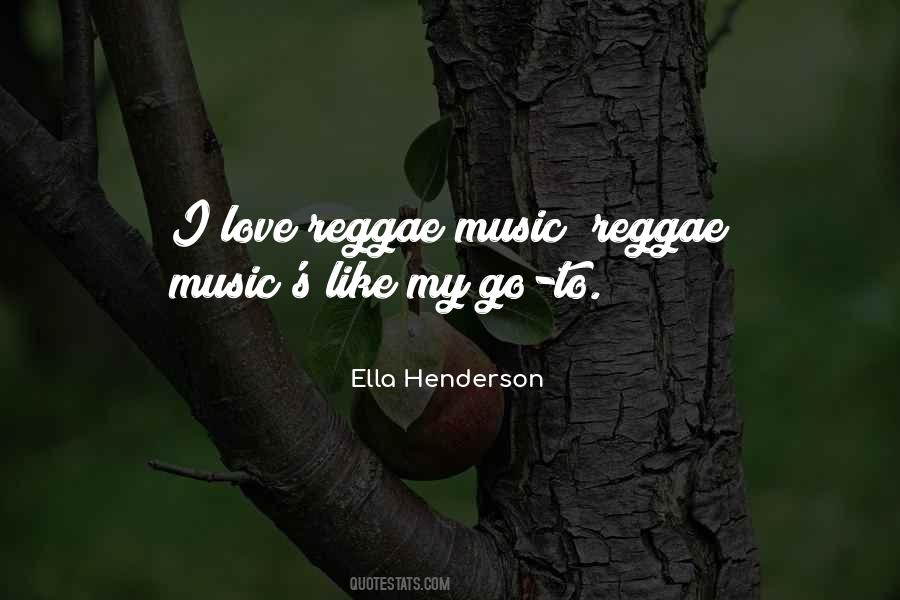 Reggae Music Love Quotes #1469211