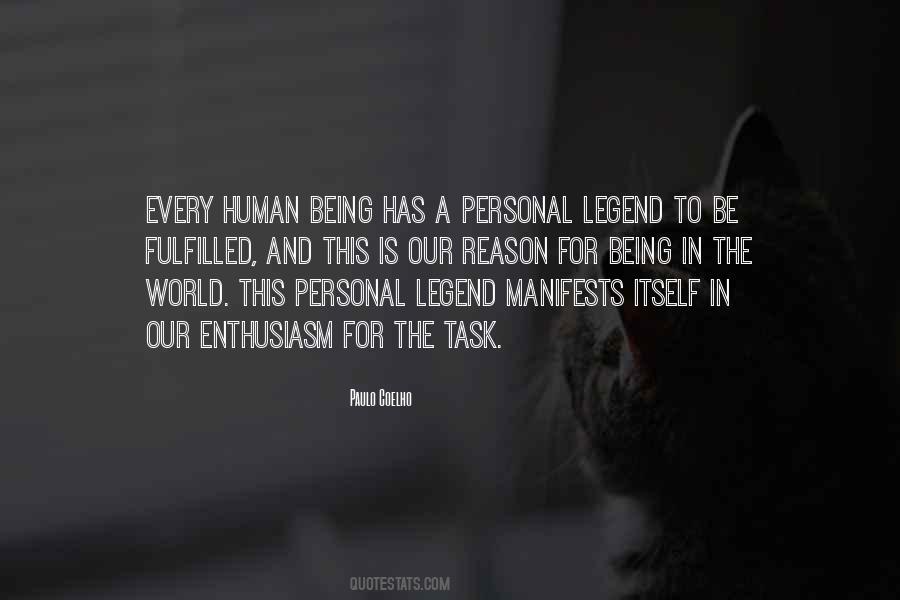 Quotes About Being A Legend #115582