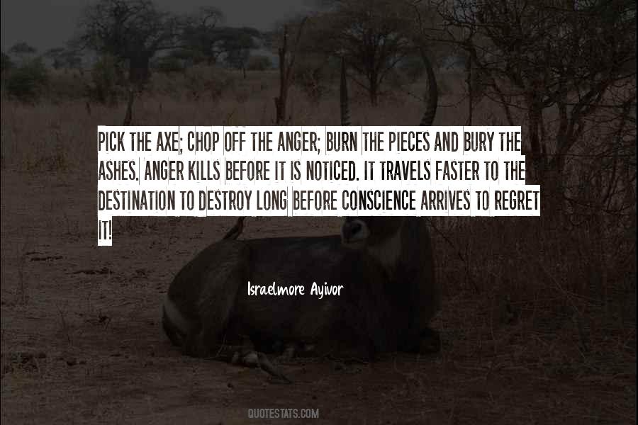Regret And Anger Quotes #115784