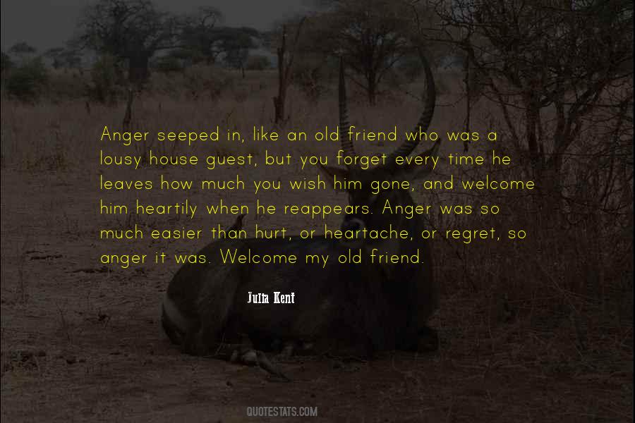 Regret And Anger Quotes #42939