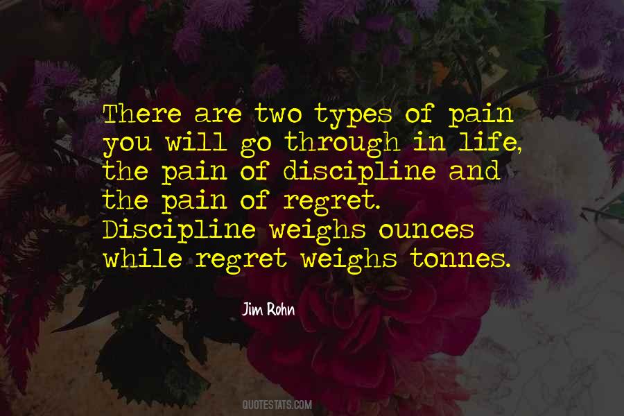 Regret And Pain Quotes #157913