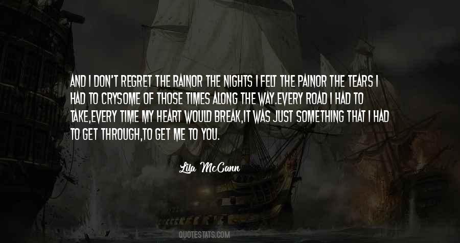 Regret And Pain Quotes #1778260