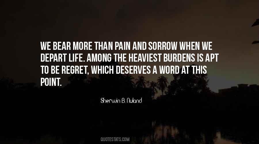 Regret And Sorrow Quotes #768497