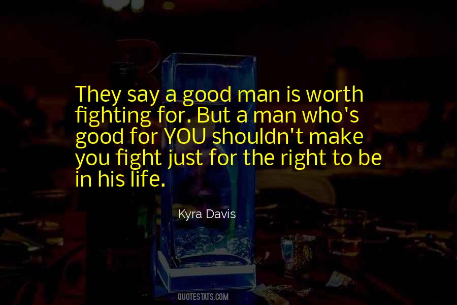 Quotes About A Man Worth #141777