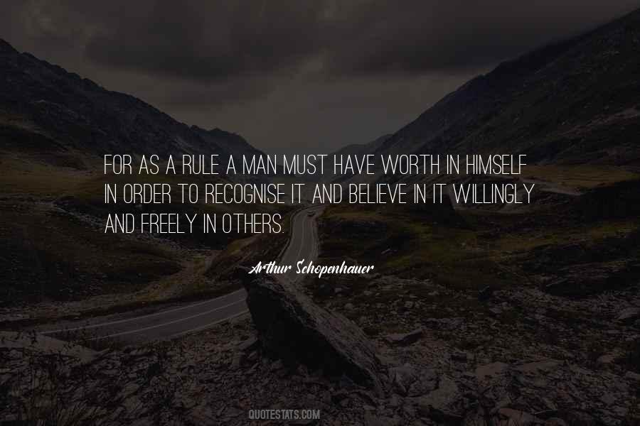 Quotes About A Man Worth #212432