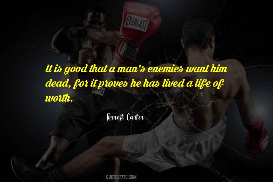 Quotes About A Man Worth #97063