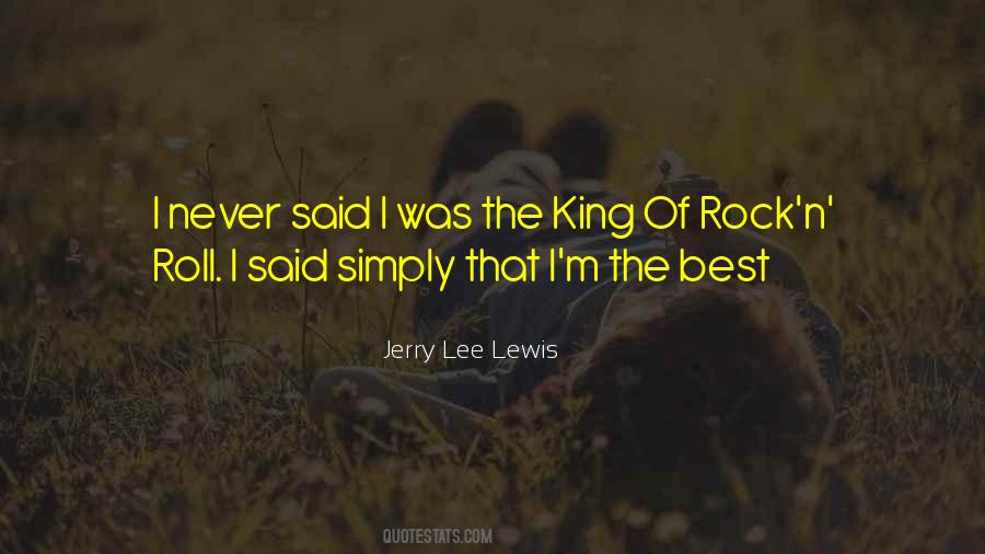 Quotes About Jerry Lee Lewis #1424152