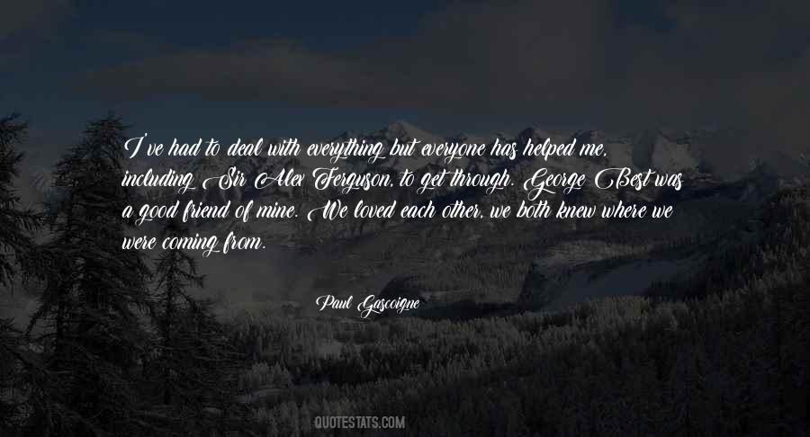 Quotes About Paul Gascoigne #1004698