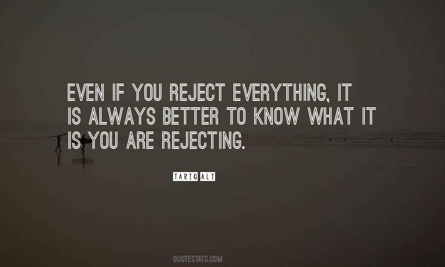 Rejecting You Quotes #630979