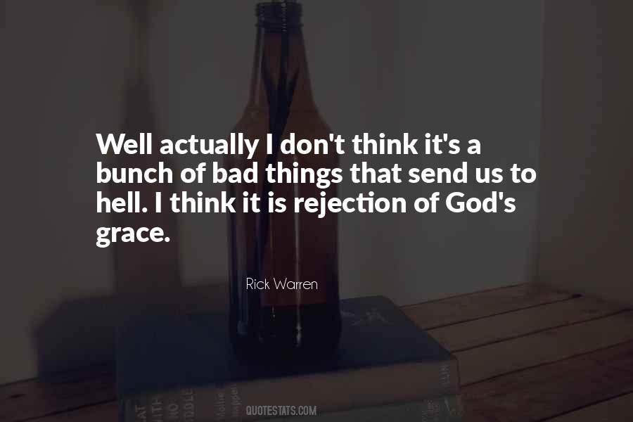 Rejection God Quotes #1297026