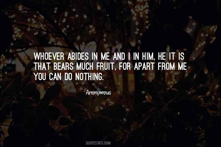 Quotes About Abides #839631