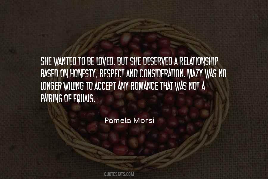 Relationship Consideration Quotes #307418