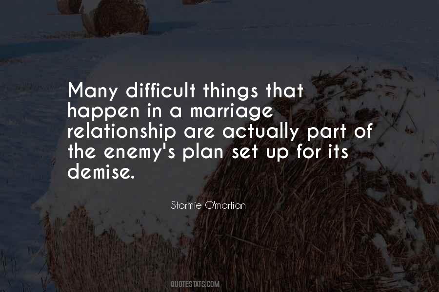 Relationship Difficult Quotes #1608693