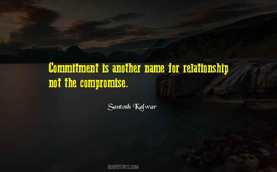 Relationship No Commitment Quotes #701173