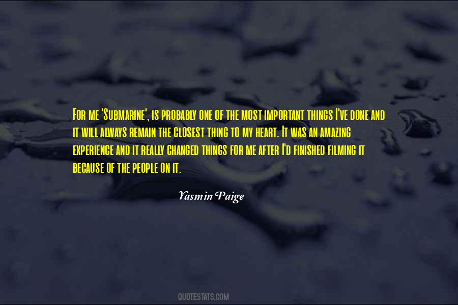 Quotes About An Amazing Experience #1446161