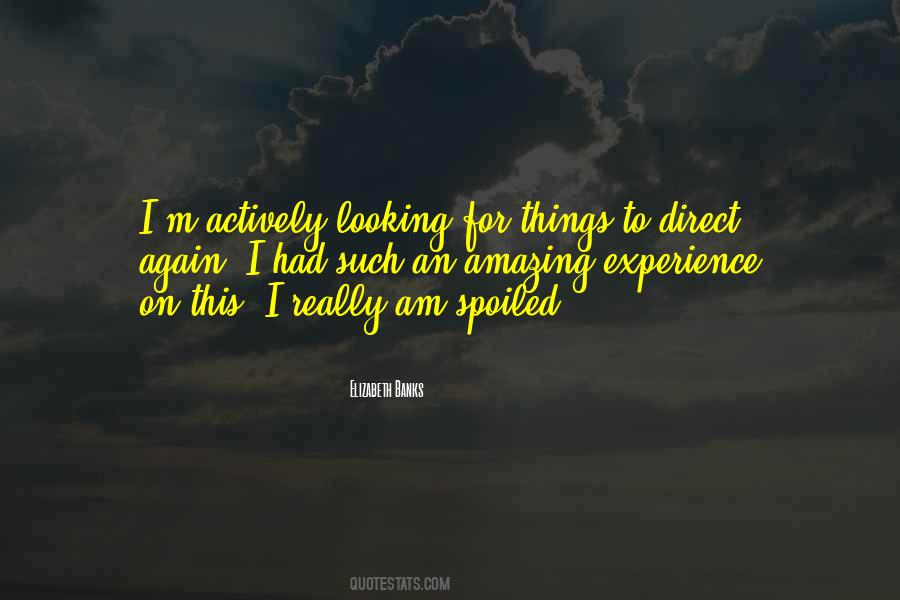Quotes About An Amazing Experience #1646327
