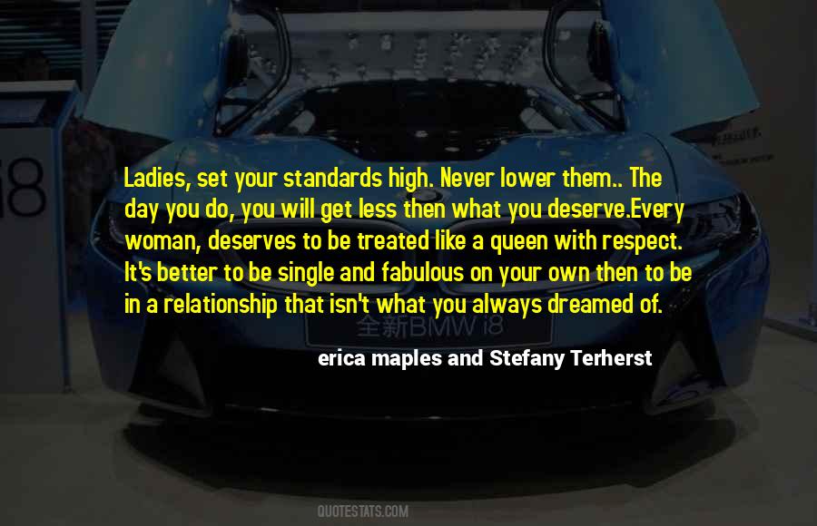 Relationship Standards Quotes #1870215