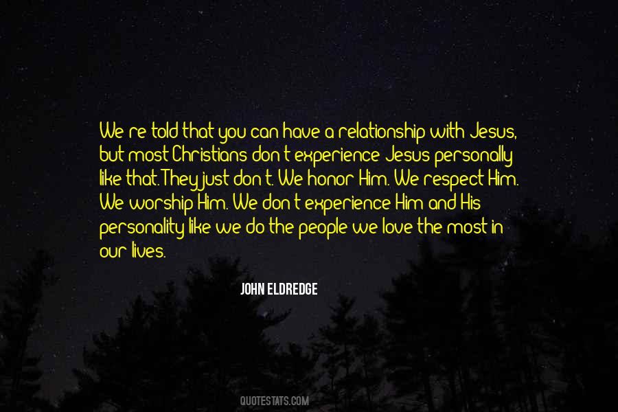Relationship With Jesus Quotes #669979