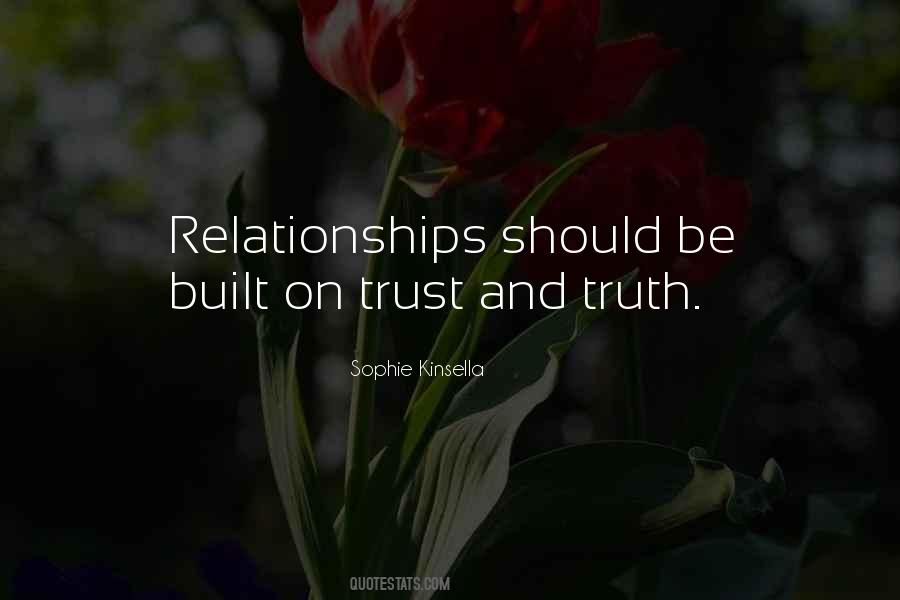 Relationship With Trust Quotes #171297